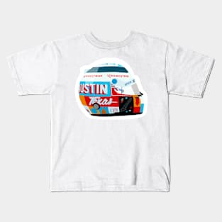 Valtteri Bottas' 2021 USA Grand Prix special edition helmet Kids T-Shirt